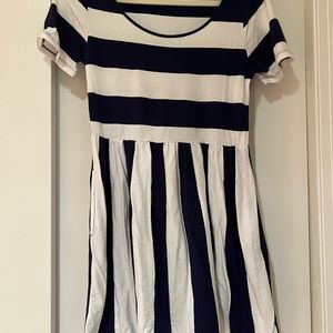 Kersh Blue & White Dress